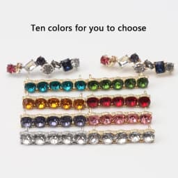 1 piece Diamond Decorative Shoe Clips Shoelace Clips for Sneakers Shoelaces DIY Faux Pearl Shiny Rhinestones for Girl Women