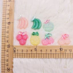 1pcs Resin Shiny Fruit Banana Cherry Shoe Decorations Garden Shoes Accessories Fit Kids Charms Party Presents
