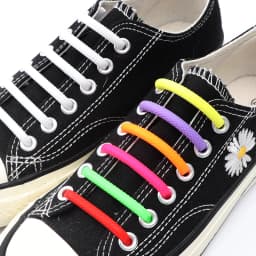 16 Pcs Silicone Semicircle Shoelaces Without Ties Elastic Laces Sneakers Men Women Colorful Casual Shoes Laces Lazy Accessories