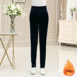 Winter Thicken Velvet Pencil Pants Women's High Waist Plush Fleece Lined Big Size 5xl Ankle-length Pantalons New Slim Leggings