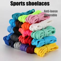 1Pair Semicircle Shoelace Men's and Women's Basketball Shoes Casual Shoes Sports/Running Non-slip Anti-loose Non-fading Shoelace