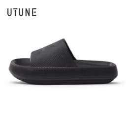 UTUNE 51CM slippers for man Platform House Shoes EVA Soft fashion slides Anti-slip Summer Sandals Women bathroom shoes Shower