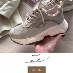 BeauToday Chunky Sneakers Women Mesh Leather Platform Shoes Mixed Colors Lace-Up Lady Trendy Trainers Thick Sole Handmade 29401