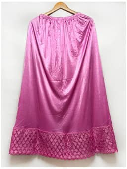 2026 Latest Comfort Women's Relaxed Long Skirt Lace Knee Length Elastic High Waist Flared Pleated Swing Skirt Cool Summer Dress