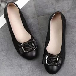 Genuine Leather Women's Flats Slip-On Loafers Moccasins Ballet Style Female Shoes Comfortable Sli-on Shoes Plus Size 41 42