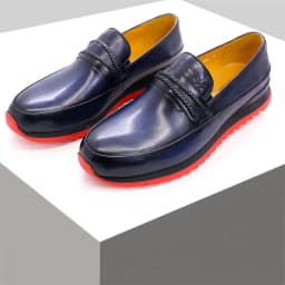High-grade Leather Casual Men's Shoes Handmade Trendy Set of Feet Comfortable Sports Office Men's Banquet Leather Shoes