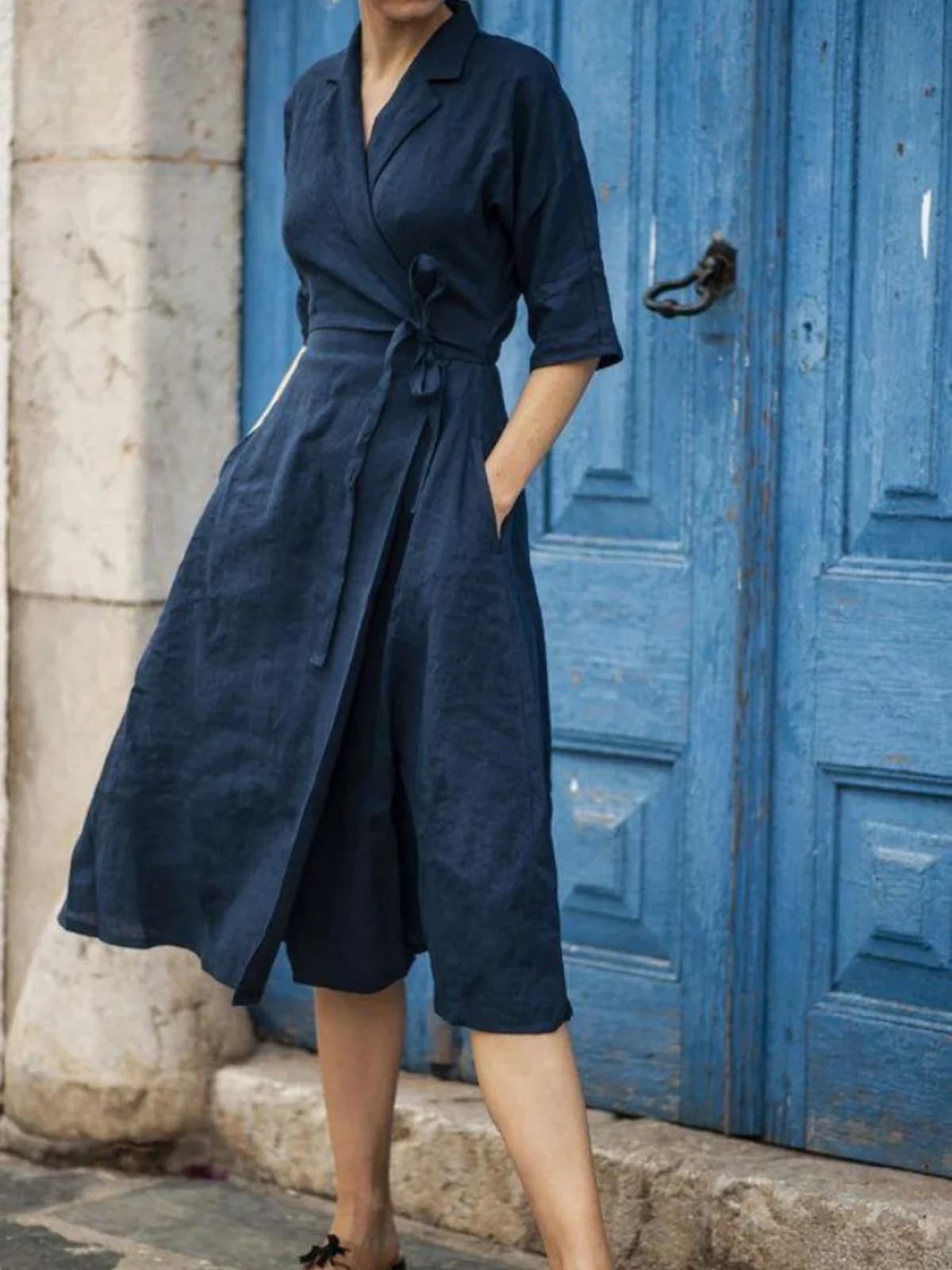 Dress Summer Women's Clothing Cotton and Linen Maxi Dress French Retro High Quality Shirt Dress Plus Size Fashion Leisure Lace