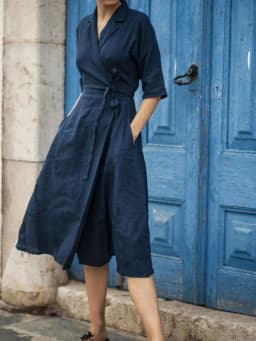 Dress Summer Women's Clothing Cotton and Linen Maxi Dress French Retro High Quality Shirt Dress Plus Size Fashion Leisure Lace