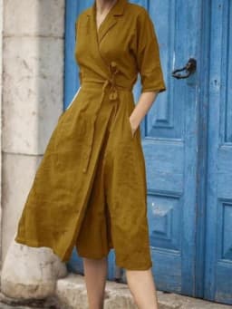 Dress Summer Women's Clothing Cotton and Linen Maxi Dress French Retro High Quality Shirt Dress Plus Size Fashion Leisure Lace