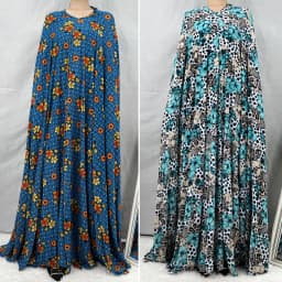 Sleeveless Pullover Dress 1 Piece Set Women Prayer Garment Dubai Abaya Arab Jibab Flowers Djellaba Femmel Khimar Caftan Clothes