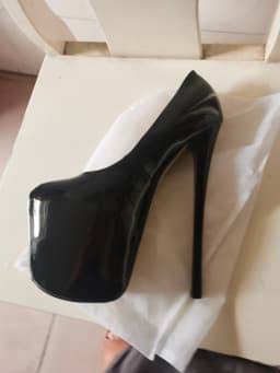 Crossdresser Red 19cm Ultra High Metal Thin Heels Cosplay Lace Bling Pumps Wedding Shoes Woman Steel Pipe Dance Stilettos