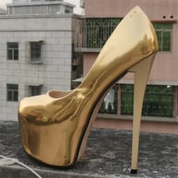 Crossdresser Red 19cm Ultra High Metal Thin Heels Cosplay Lace Bling Pumps Wedding Shoes Woman Steel Pipe Dance Stilettos