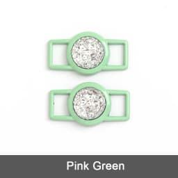 Luxurious Gemstone Diamond Shoelaces Decorative Metal Buckle Shoe Charms Color Shoelace DIY Sneaker Kits Shoe Accessories