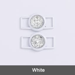Luxurious Gemstone Diamond Shoelaces Decorative Metal Buckle Shoe Charms Color Shoelace DIY Sneaker Kits Shoe Accessories