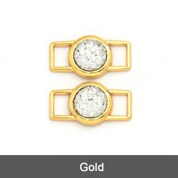 Luxurious Gemstone Diamond Shoelaces Decorative Metal Buckle Shoe Charms Color Shoelace DIY Sneaker Kits Shoe Accessories