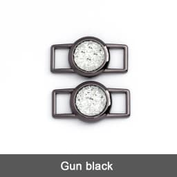 Luxurious Gemstone Diamond Shoelaces Decorative Metal Buckle Shoe Charms Color Shoelace DIY Sneaker Kits Shoe Accessories