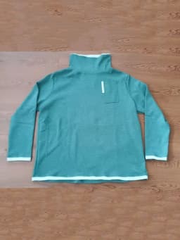 Amax luluE 2025 Turtleneck Loose Long Sleeve Tee Shirt Women Casual Green Tops Female Clothes Solid Color Basic Winter T-shirts