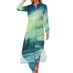 Abstract Sky Chiffon Dress Sexy V Neck Van Gogh Starry Night Cute Dresses Women Streetwear Casual Dress Summer Graphic Vestido