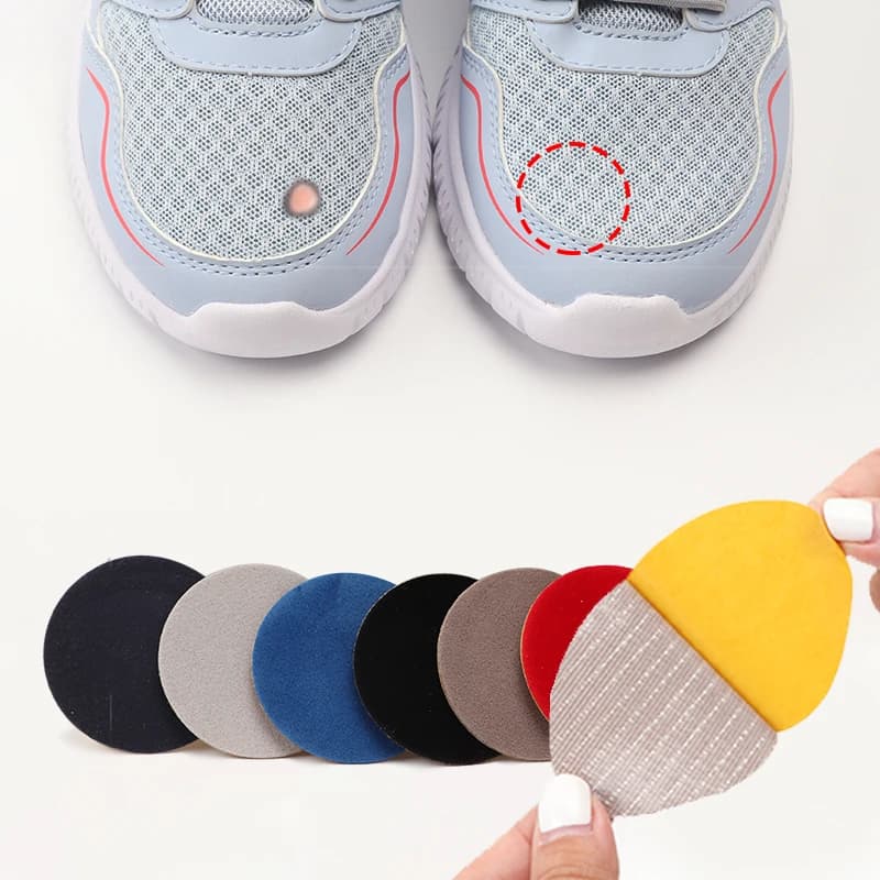 1 Set Heel Protector Adhesive Shoe Patches, Self‑Stick Repair Stickers for Sneakers, Shoe Accessories