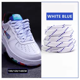 New Shoelaces for Sneakers Flat Shoelace Original Twill Two-Tone Pattern Premium Colorful Shoe Laces Athletic Unisex Shoestring