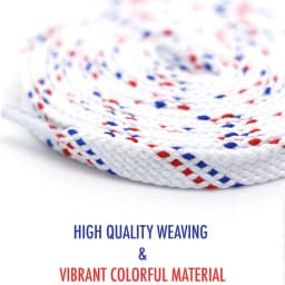 New Shoelaces for Sneakers Flat Shoelace Original Twill Two-Tone Pattern Premium Colorful Shoe Laces Athletic Unisex Shoestring