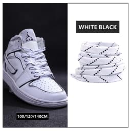 New Shoelaces for Sneakers Flat Shoelace Original Twill Two-Tone Pattern Premium Colorful Shoe Laces Athletic Unisex Shoestring