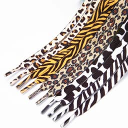 Classic Flat Shoelaces for Sneakers Print Animal Leopard Zebra Snake Shoe Laces Creative Unisex Casual Canvas Shoelace 1 Pair