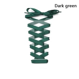 Silk Ribbon Shoe Laces Satin Flat Shoelaces Women Sneakers Shoelace Boots Laces for Shoes Decoration Casual Shoestring 1Pair