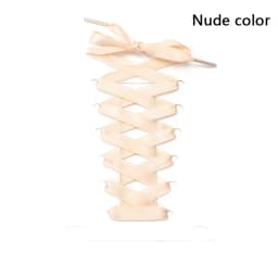 Silk Ribbon Shoe Laces Satin Flat Shoelaces Women Sneakers Shoelace Boots Laces for Shoes Decoration Casual Shoestring 1Pair