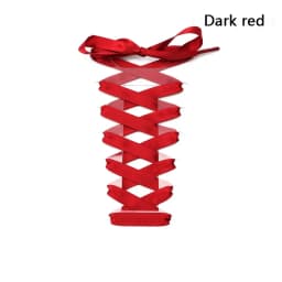 Silk Ribbon Shoe Laces Satin Flat Shoelaces Women Sneakers Shoelace Boots Laces for Shoes Decoration Casual Shoestring 1Pair