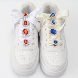1PC Diamond Shoelaces Decoration Luxurious Shiny Rhinestones Buckle Shoes Accessories Plastic Shoe Charms Design for AF1 Sneaker
