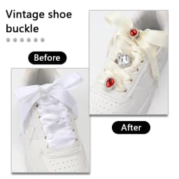 1PC Diamond Shoelaces Decoration Luxurious Shiny Rhinestones Buckle Shoes Accessories Plastic Shoe Charms Design for AF1 Sneaker
