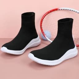 MWY Socks Sneakers Women Knit Upper Breathable Sport Shoes Sock Boots Woman Chunky Shoes High Top Running Shoes For Men Women