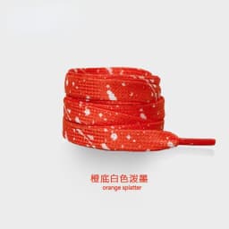 Colorful Splash Ink AF1 Shoelaces Women Gilding Men Red Black Hand-painted Sports Casual Basketball Shoes Laces 100/120/140/160
