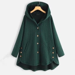 UHYTGF Chaquetas Women Jackets Korean Loose 8XL Big Size Coat Female Mid Length Hooded Spring Autumn Tops Outewear Jaquetas 1874