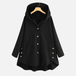 UHYTGF Chaquetas Women Jackets Korean Loose 8XL Big Size Coat Female Mid Length Hooded Spring Autumn Tops Outewear Jaquetas 1874