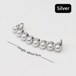 Shoelaces Clips Decoration Shoelace Buckle Shoes Charm Sneakers Pearl Shiny Rhinestones Women Girl Shoe Laces Decorative 1PCS