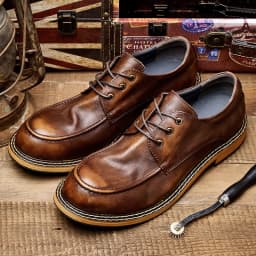 ZFTL Men's Casual shoes Genuine Leather man Vintage leisure lace up shoes British trend style derby shoes Hand made High Quality