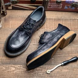 ZFTL Men's Casual shoes Genuine Leather man Vintage leisure lace up shoes British trend style derby shoes Hand made High Quality