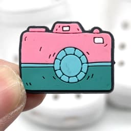 Shoe Charms Accessories Decoration Cute Pink Hole Shoes Flower Shoe Buckle PVC Soft Plastic Cartoon Detachable Match 1pcs