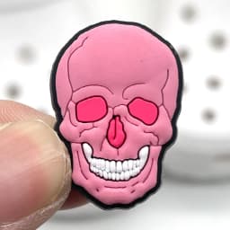 Shoe Charms Accessories Decoration Cute Pink Hole Shoes Flower Shoe Buckle PVC Soft Plastic Cartoon Detachable Match 1pcs