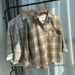 Thick Velvet Plaid Shirts Women Winter Warm Blouses and Tops New Casual Woolen Shirt Jacket Female Clothes Coat Outwear C17001X