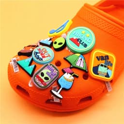Original 1pcs Van Life Out Sider PVC Shoe Charms Accessories Decorations Out of This World Designer Buckle Kids Gifts