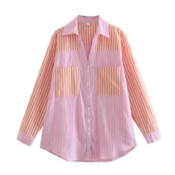 Zevity Women Fashion Patchwork Striped Print Casual Hot Bermuda Shorts Female Chic Elastic Waist Summer Pantalone Cortos P1086