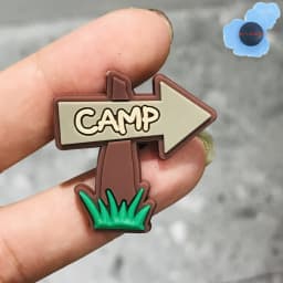 1Pcs Camp Mountain Bottle PVC Charms Shoe Accessories Garden Shoe Decoration for Clog Buckle Kid's X-mas Gift