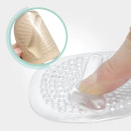 1Pair Shoe Pads Forefoot Cushion Silicone Foam Massage Non Slip High Heels Insole Pain Relief Metatarsal Ball Foot Support Soles