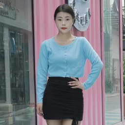 Blouses Cardigan Female Knitted Ladies Sweaters Cropped Clothing Crochet Top Korean Fashion Style Black Outerwear Tricot Jersey