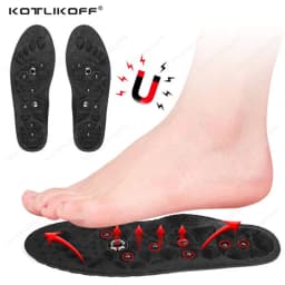 Magnetic Foot Massage Insoles For Shoes Therapy Reflexology Pain Relief Arch Support Comfortable Walking Insoles Unisex Upgrade
