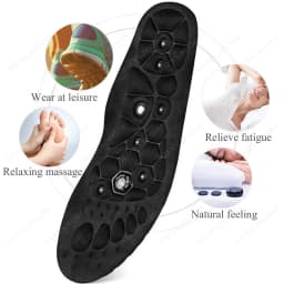 Magnetic Foot Massage Insoles For Shoes Therapy Reflexology Pain Relief Arch Support Comfortable Walking Insoles Unisex Upgrade
