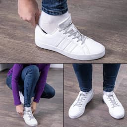 Alloy Lock No Tie Shoe Laces Flat Shoelaces for Sneakers Elastic Laces Without Ties Kids Adult Quick Lace for Shoes Rubber Bands